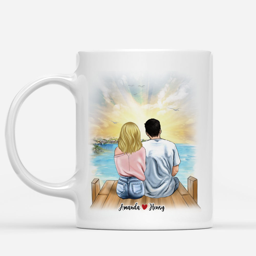 Couple Mug - My Heart Is Wherever You Are - Valentine's Day, Anniversary gifts, Couple Gifts - Personalized Mug_1