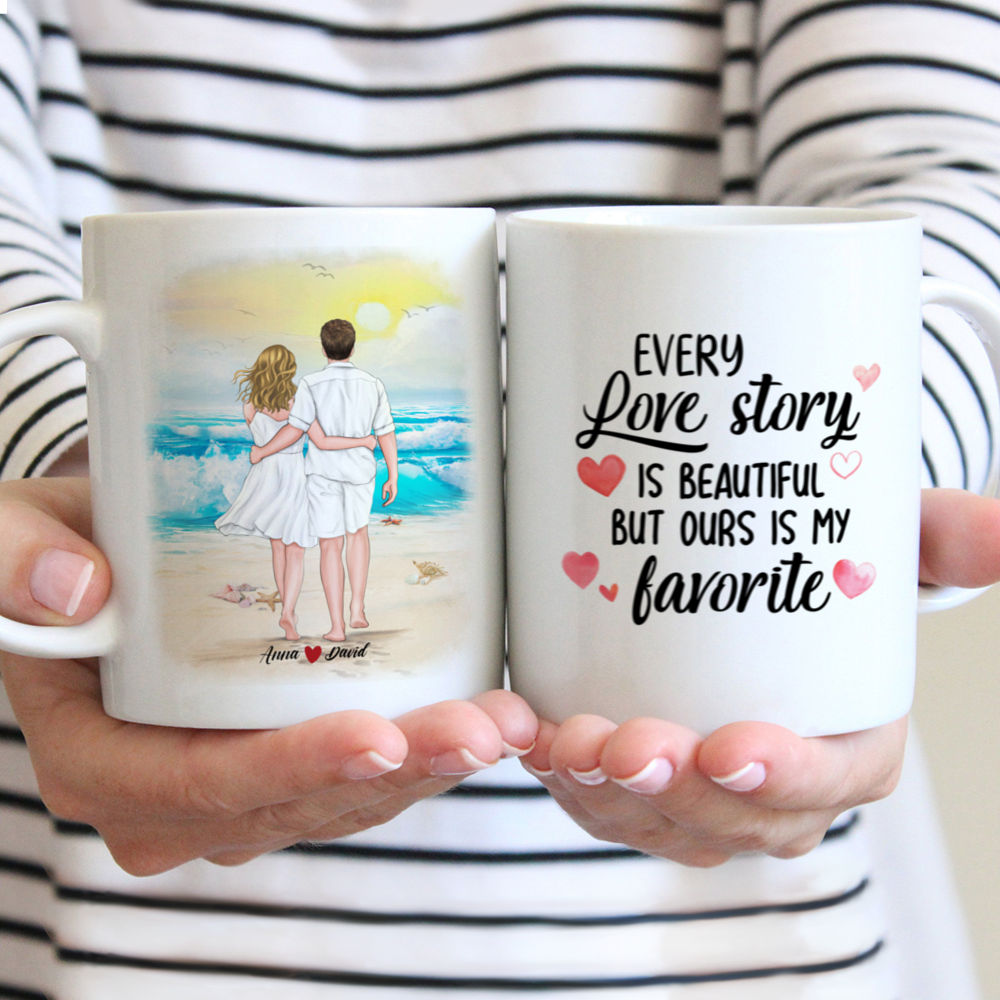Personalized Mug - Couple Mug - Every Love Story Is Beautiful But Ours Is My Favorite - Valentine's Day, Anniversary gifts, Couple Gifts