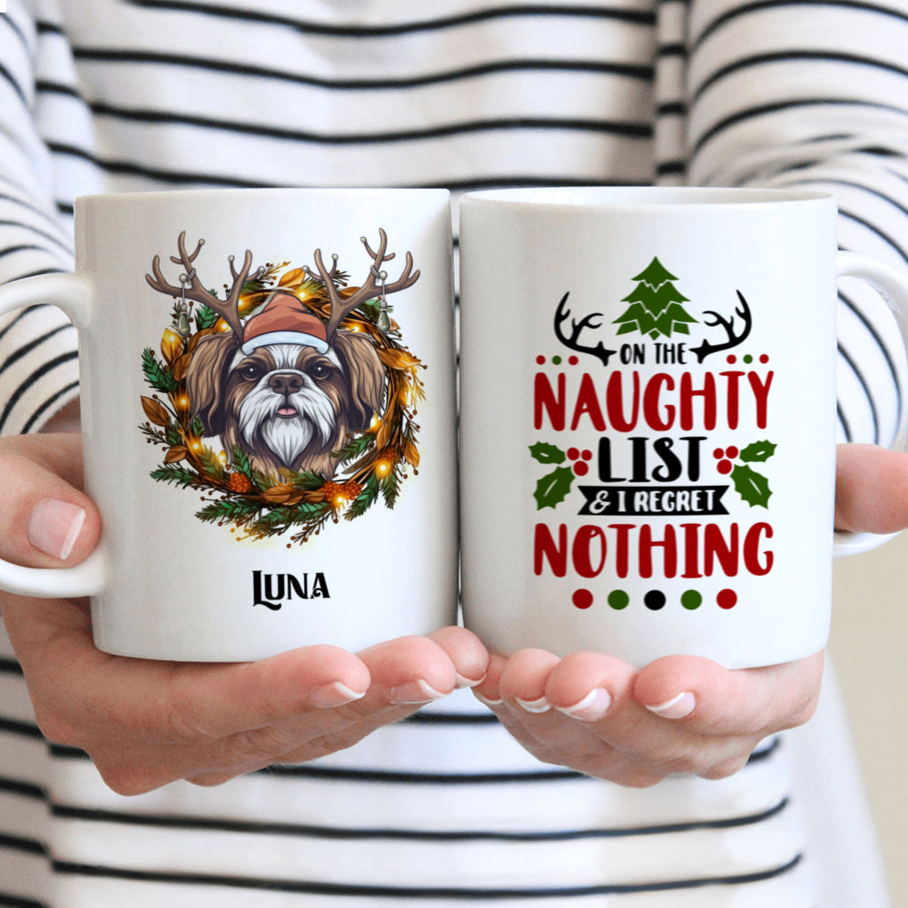 Personalized Girl Reindeer Mug