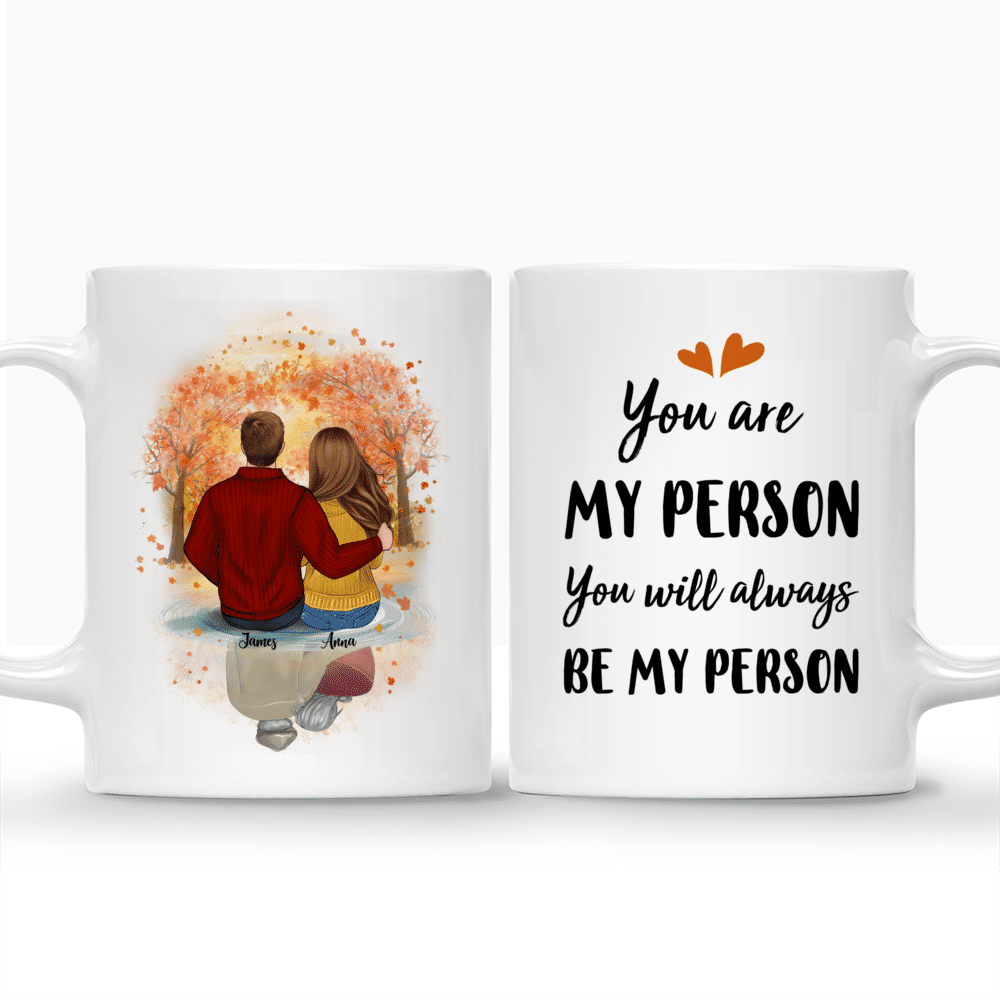 Personalized Mug - Couple Mug - Autumn - You Are My Person - Valentine's Day, Anniversary gifts, Couple Gifts, Gifts For Her, Him, Wife, Husband_3