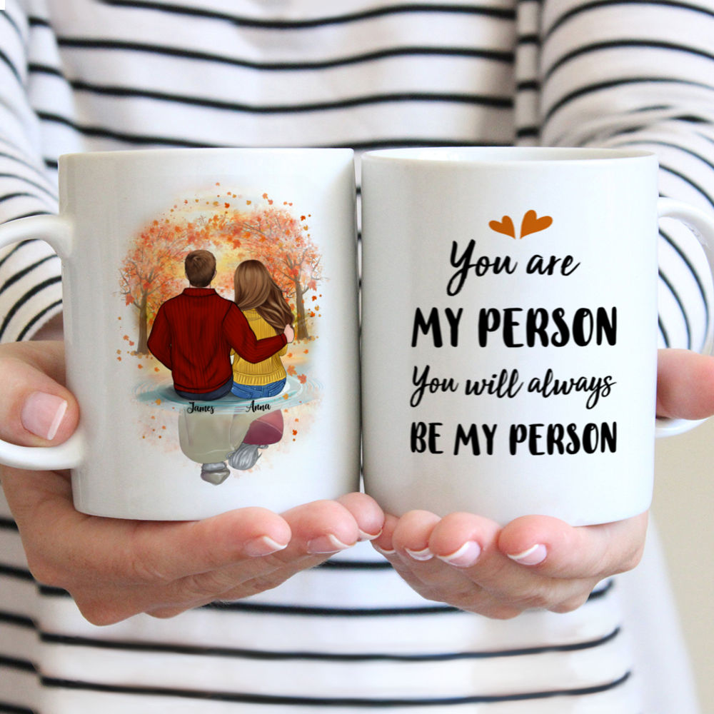 Personalized Mug - Couple Mug - Autumn - You Are My Person - Valentine's Day, Anniversary gifts, Couple Gifts, Gifts For Her, Him, Wife, Husband