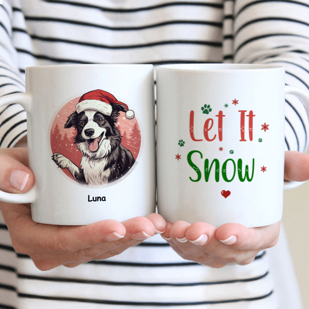 Christmas Mug Christmas Coffee Mug let It Snow Mug 