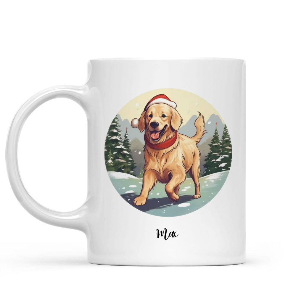 Christmas Dog Mug - Golden Retriever It's the Most Wonderful Time of the Year - Mug_1