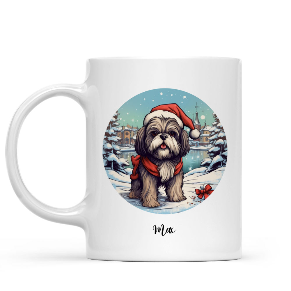 Christmas Dog Mug - Shih Tzu It's the Most Wonderful Time of the Year - Mug_1