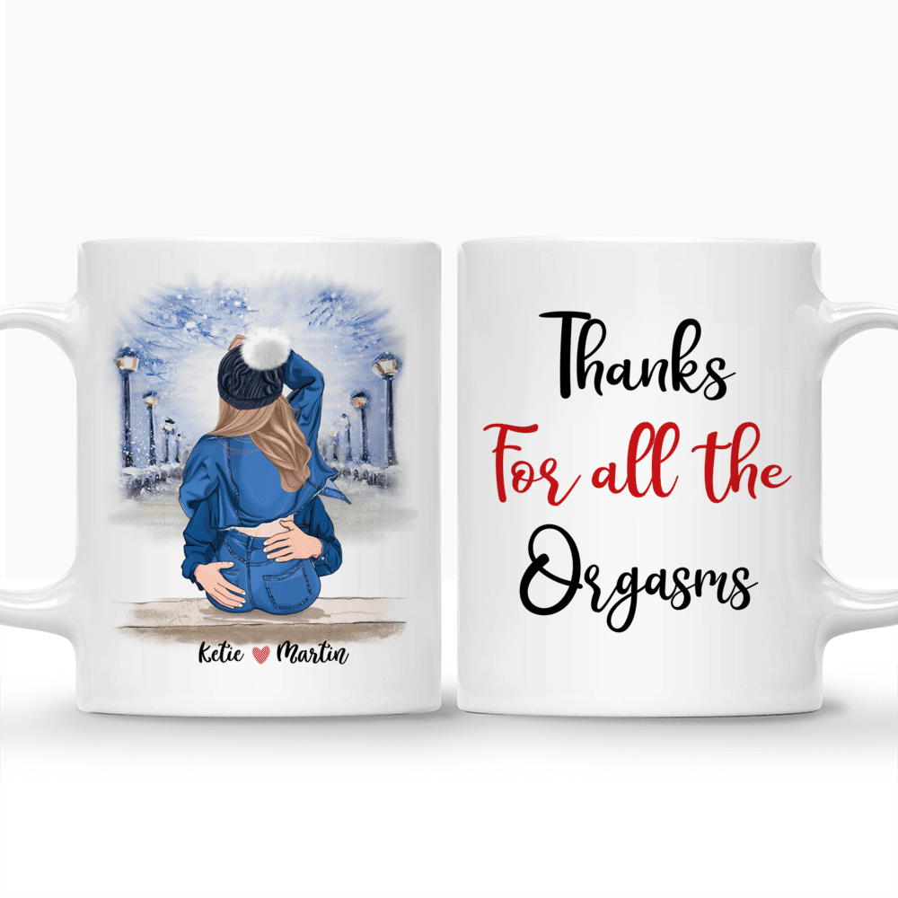 Personalized Christmas Mug -Thanks For All The Orgasms_3