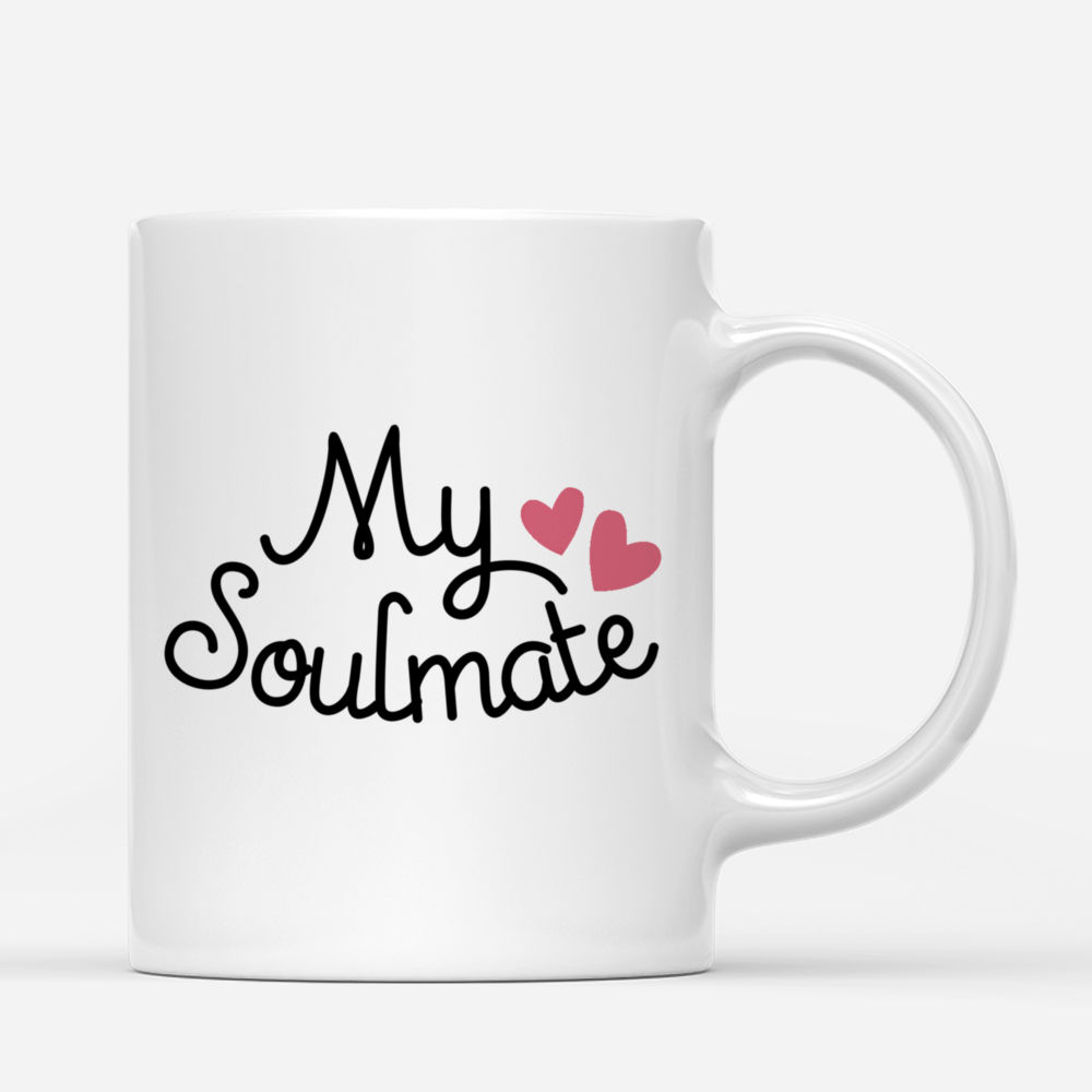 Personalized Mug - Couple Hugging - My Soulmate - Valentine's Day