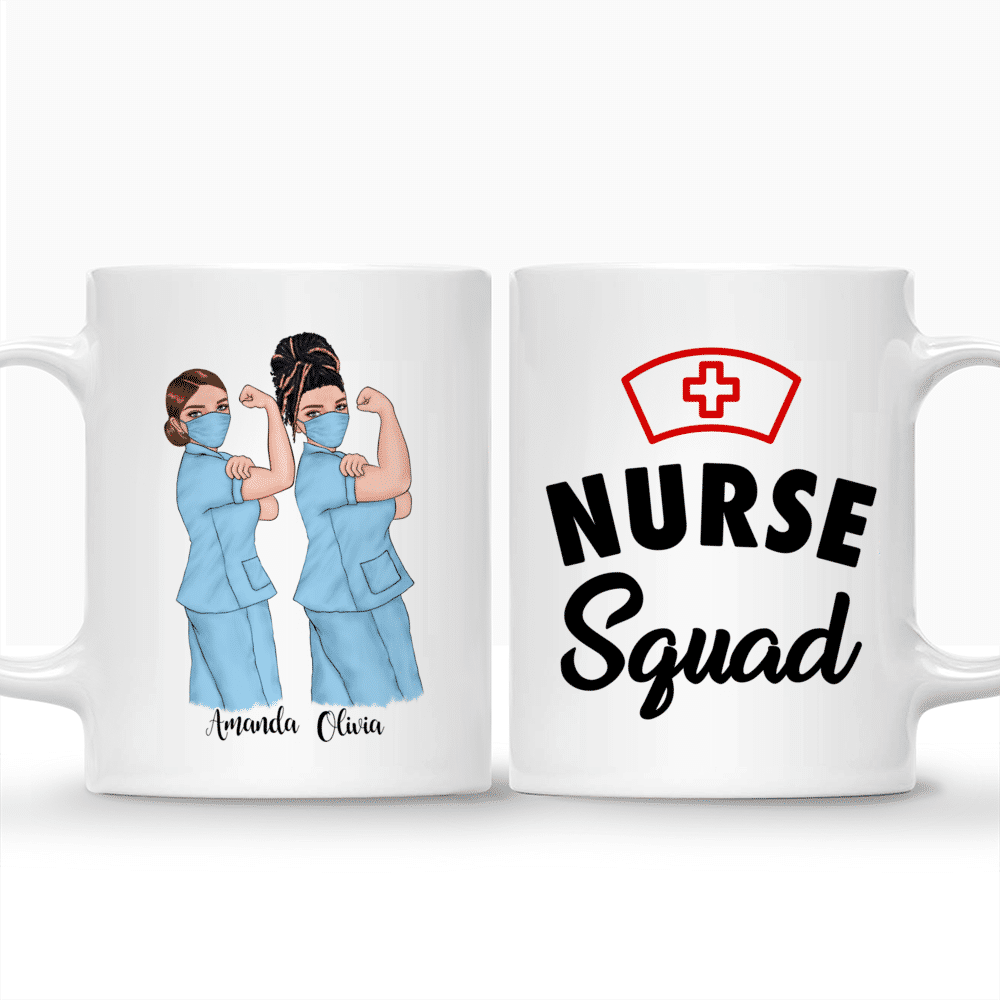 Topic - Personalized Mug - 2 Nurses Squad - Nurse Squad - Personalized Mug_3