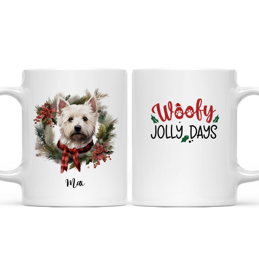 Christmas Dog Mug - Christmas West Highland White Terrier Dog Mug - Mug_3