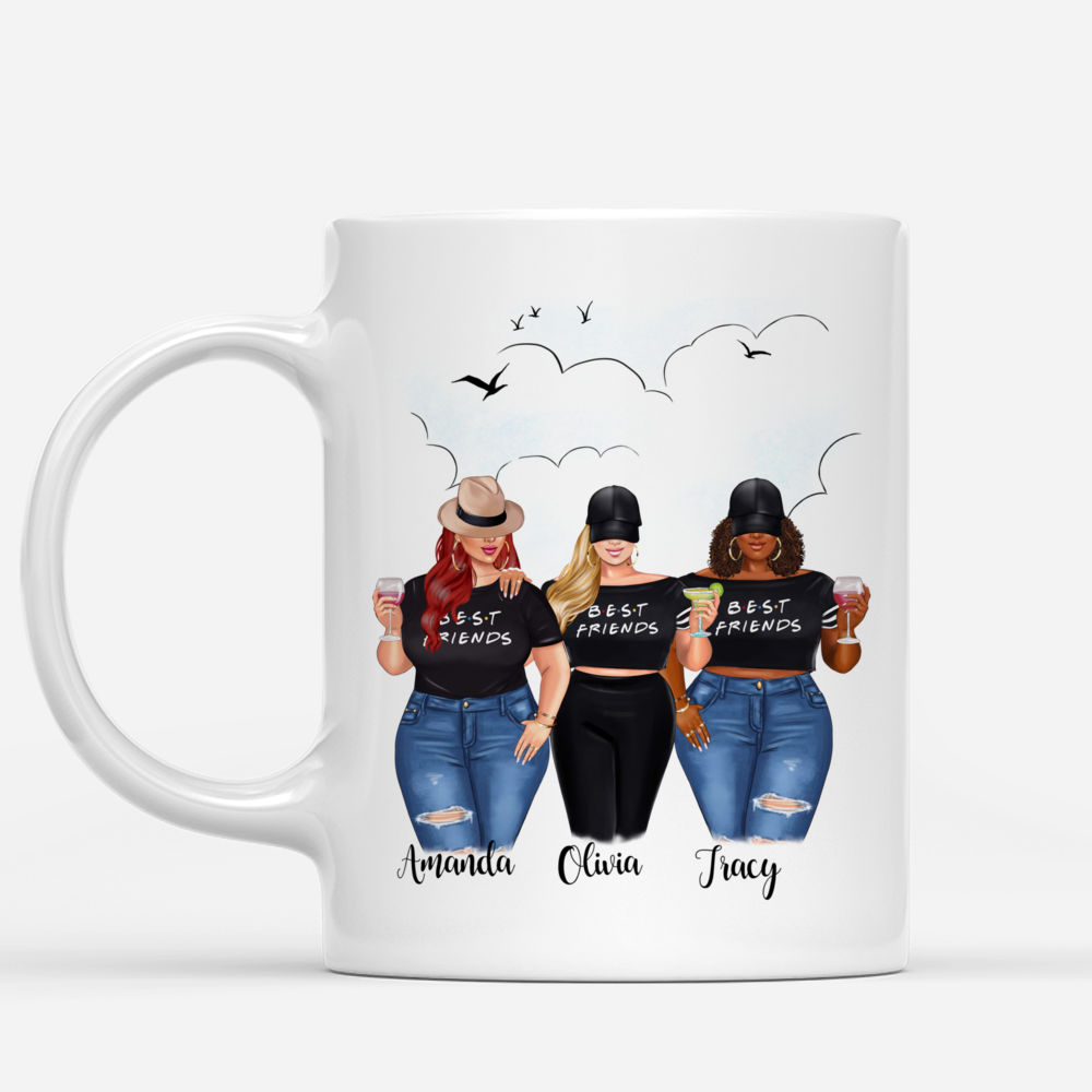 Personalized Mug - Topic - Personalized Mug - 2/3 Girls - God made us best friends because he knew our moms couldnt handle us as sisters._1
