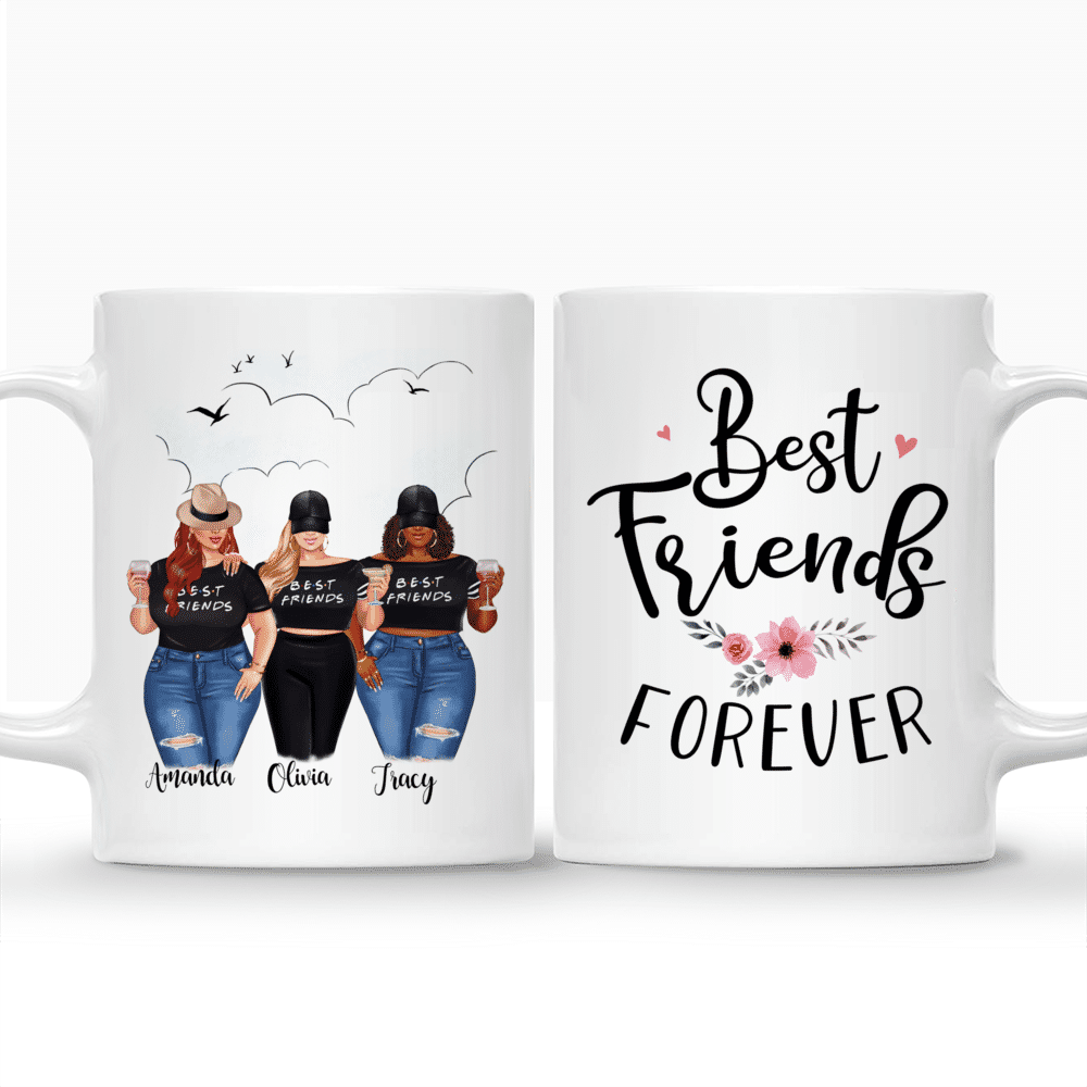 Personalized Mug - 2/3 Girls - Best Friends Forever