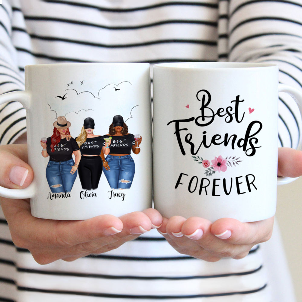 Personalized Mug - Topic - Personalized Mug - 2/3 Girls - Best Friends Forever