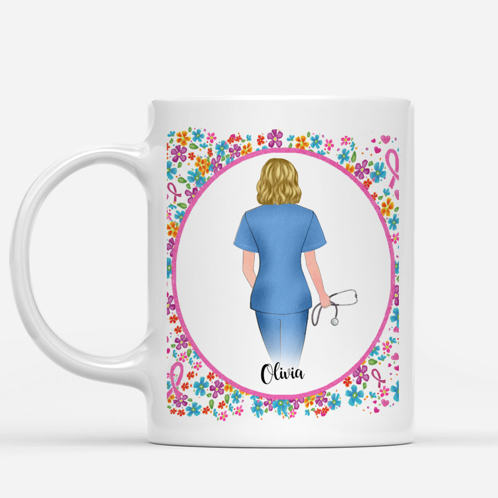 Personalized Mug - Topic - Personalized Mug - Nurse - She can't stay at home She's a Nurse They fight when other can't anymore._1