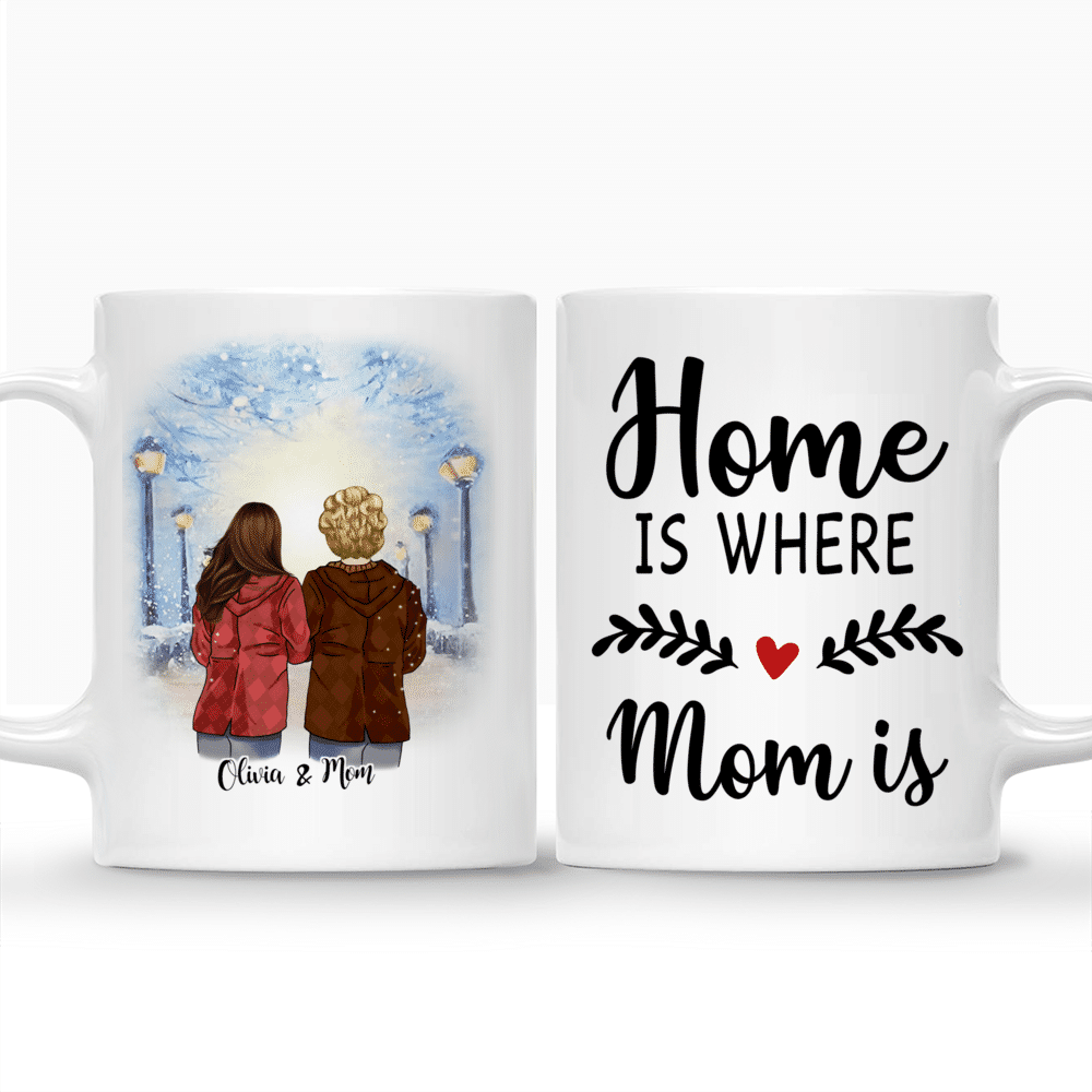 Personalized Mug - Topic - Personalized Mug - Mother and Daughter - Home is where mom is_3