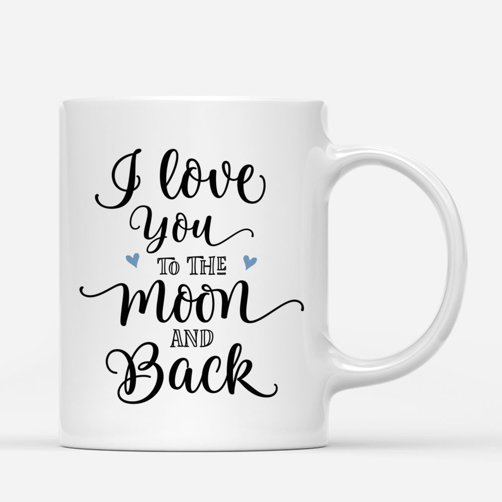 Personalized Mug - Mother and Daughter - I Love You To The  Moon And Back_2