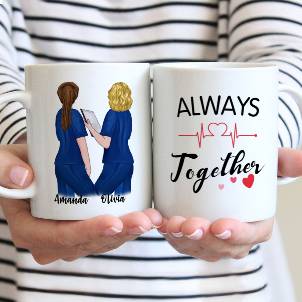 Personalized Mug - Topic - Personalized Mug - 2 Nurses - Always Together