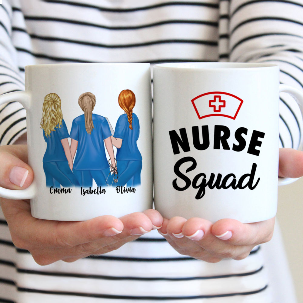 Personalized Mug - Topic - Personalized Mug - 3 Nurses - Nurse Squad v2