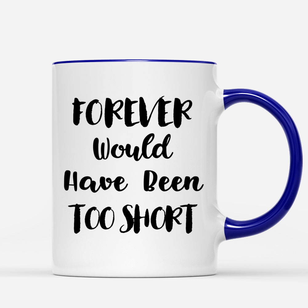 “Life's Too Short” Conversation Coffee Cup/Mug Set Of 2