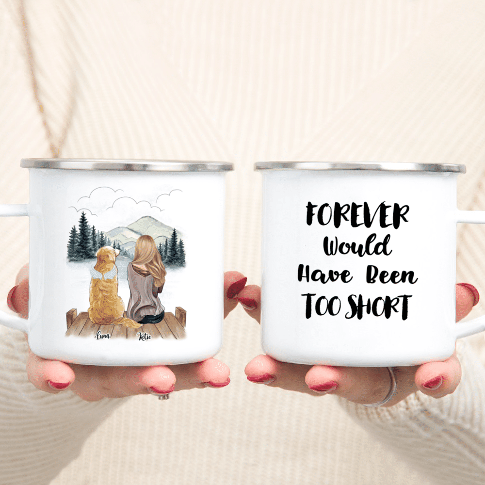 “Life's Too Short” Conversation Coffee Cup/Mug Set Of 2