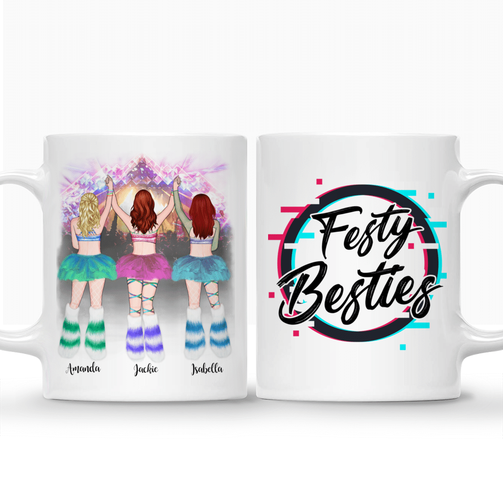 Personalized Mug - Topic - Personalized Mug - 3 EDM Girls - Festy Besties_3