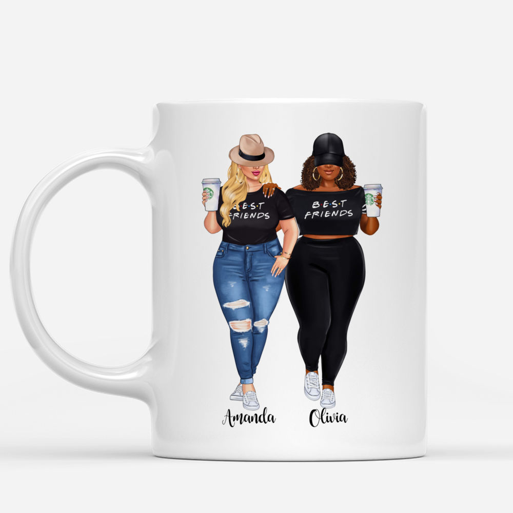 Personalized Mug - Topic - Personalized Mug - 2 Girls Fullbody - To my Best Friend , I may not be able to solve all of your problems, but i promise you wont have to face them alone._1