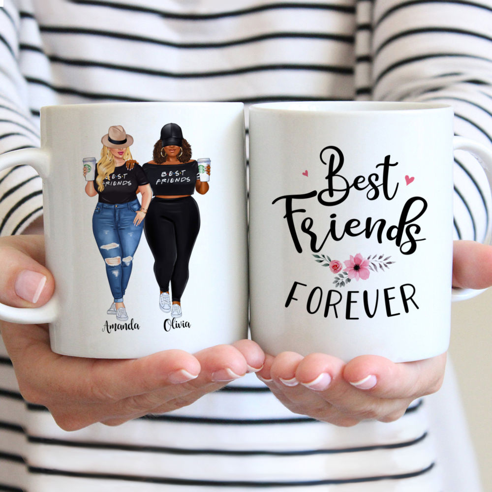 Personalized Mug - Topic - Personalized Mug - 2 Girls Fullbody - Best Friends Forever