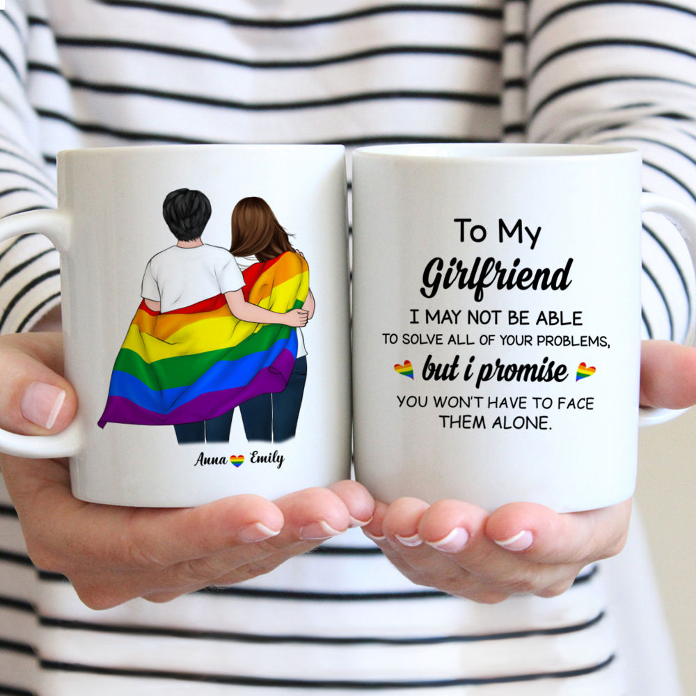 Personalized LGBT Mug - To My Girlfriend I May Not Be Able To Solve...