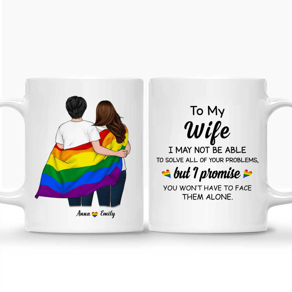 Personalized Mug - To My Wife I May Not Be Able to Solve... (LGBT Couple)_3