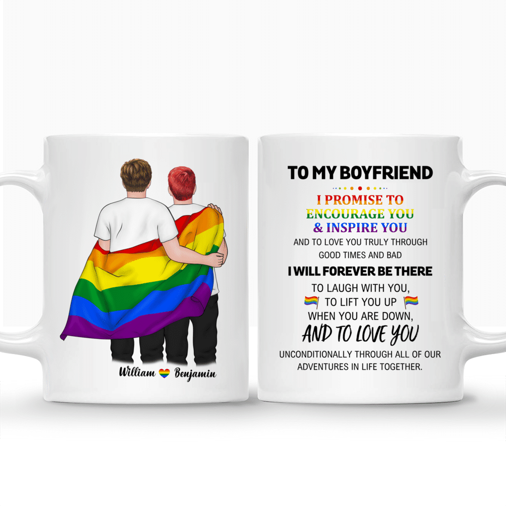 Personalized Mug - To My Boyfriend - I Promise to Encourage You_3