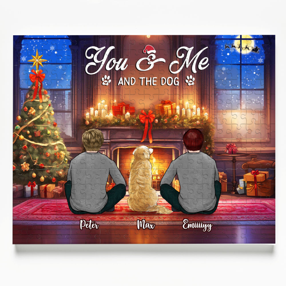 Personalized Puzzle - Jigsaw Puzzle Personalized - You & Me and the Dogs - Best Gift For Christmas 2024_7