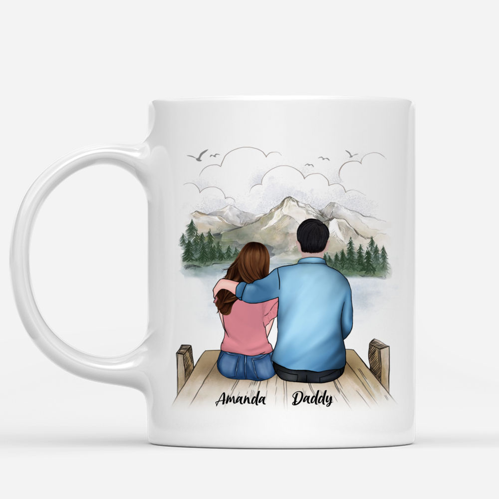 Topic - Personalized Mug - Father and Daughter Funny - Dad no matter what life throws at you_1