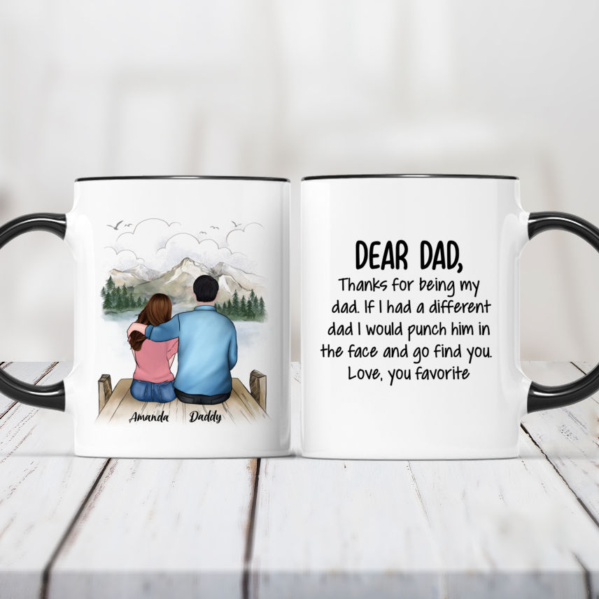 Dad's Favorite Turds, Personalized Funny Mug, Custom Magic Mug, Gift For Dad