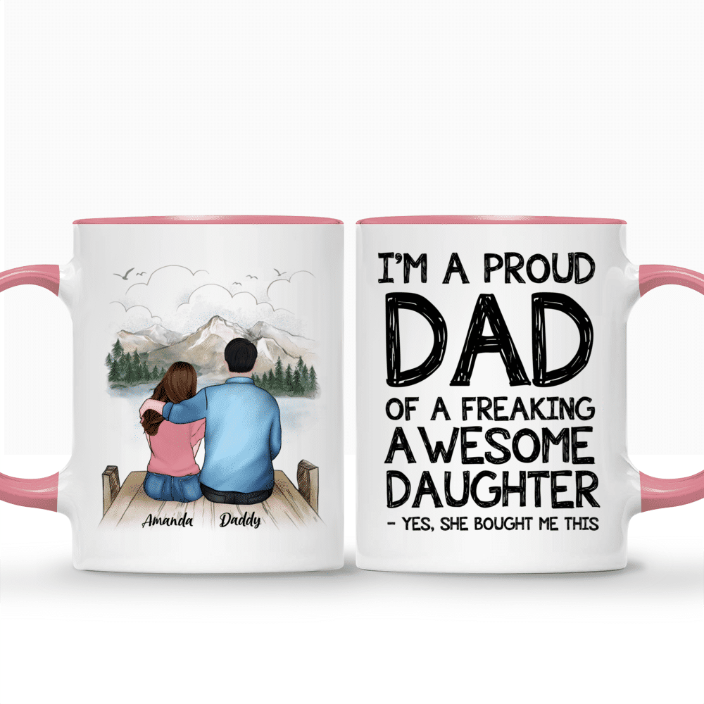 Proud Mom of Freaking Awesome Son Mug Personalized – Personalized