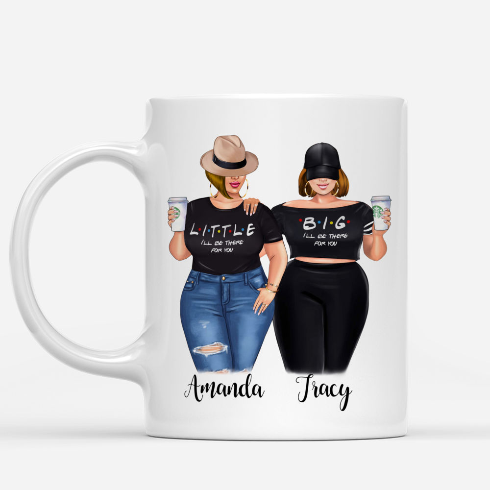 Personalized Mug - Topic - Personalized Mug - Big & Little Curvy Sisters - Sisters Forever Never Apart Maybe In Distance But Never At Heart_1