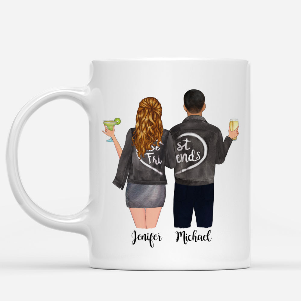 Personalized Mug - Topic - Personalized Mug - Male & Female Friends - To My Best Friends I May Not Be Able To Solve All Of Your Problems But I Promise You Won't Have To Face Them Alone_1