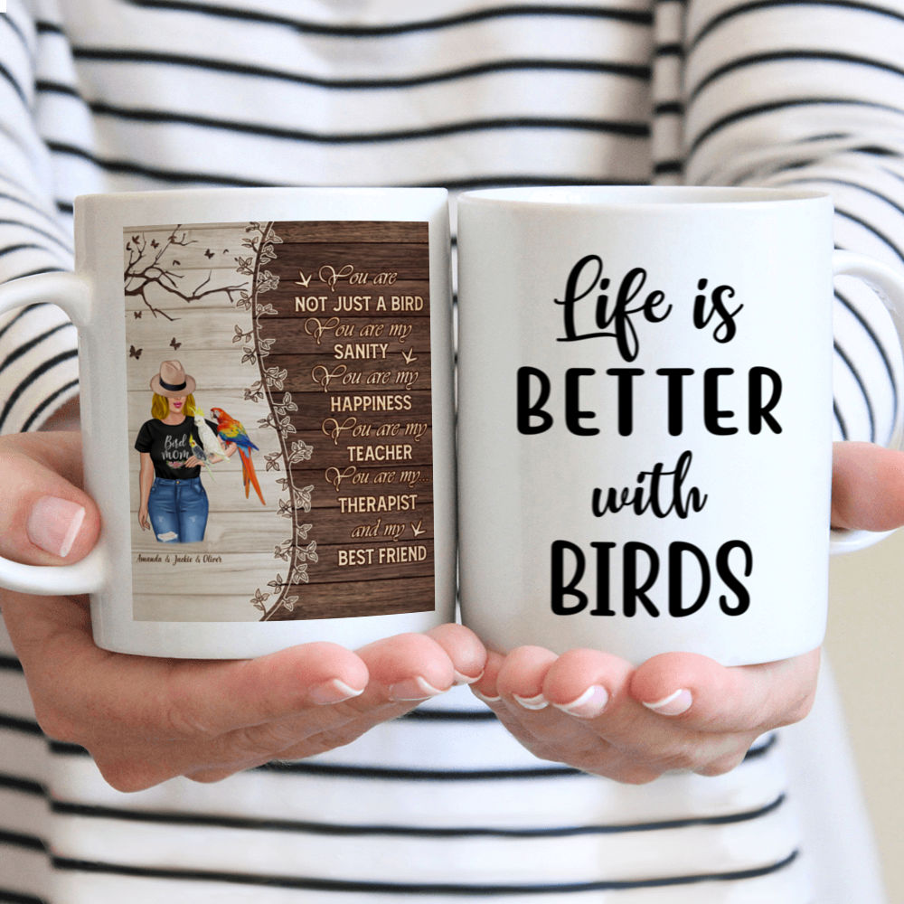 Personalized Mug - Topic - Personalized Mug - Life Is Better With Birds