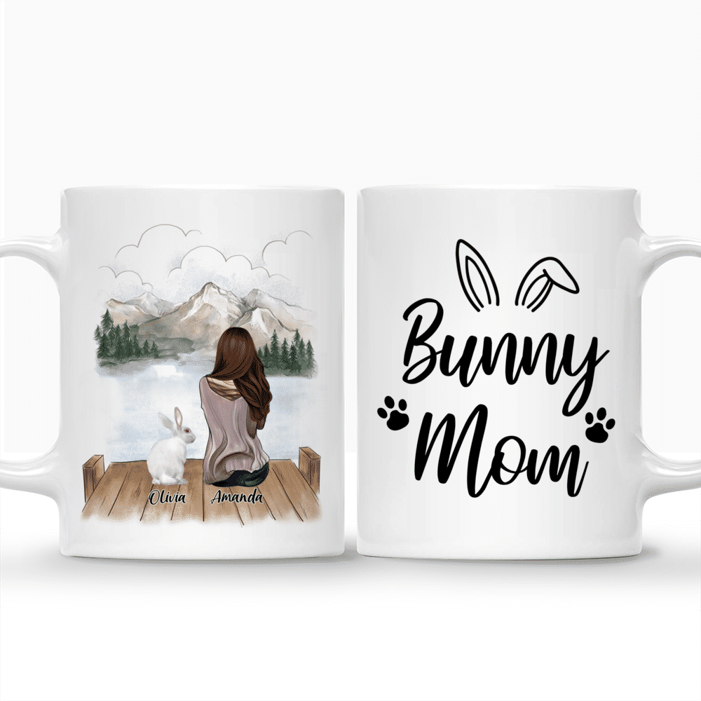 Personalized Mug - Mother's Day Gift - Bunny Mom - Birthday Gift, Mother's Day Gift For Mom, Wife, Mother's Day Gifts From Daughter_3