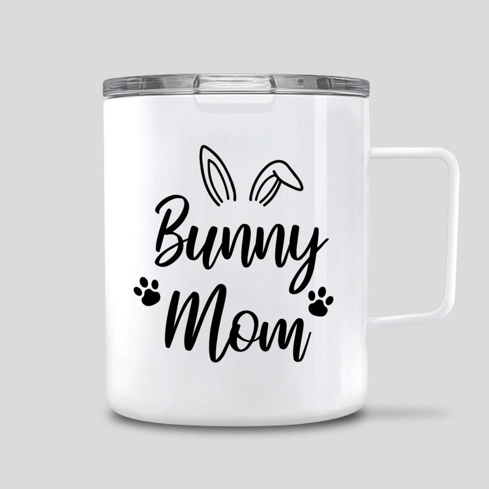 Personalized Hot Cold Coffee Mug, Floral Bunny Mom Cup, Customized Novelty  Cup, Name Custom Tea Ceramic Mugs For Travel Home Office Decor, Gift For  Women, Birthday Christmas Mother Day 