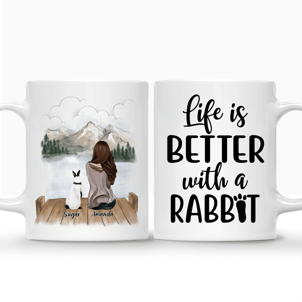 Life Is Better With A Rabbit - Gifts For Women, Pet Lovers Gifts, Mother's Day Gifts, Birthday Gifts