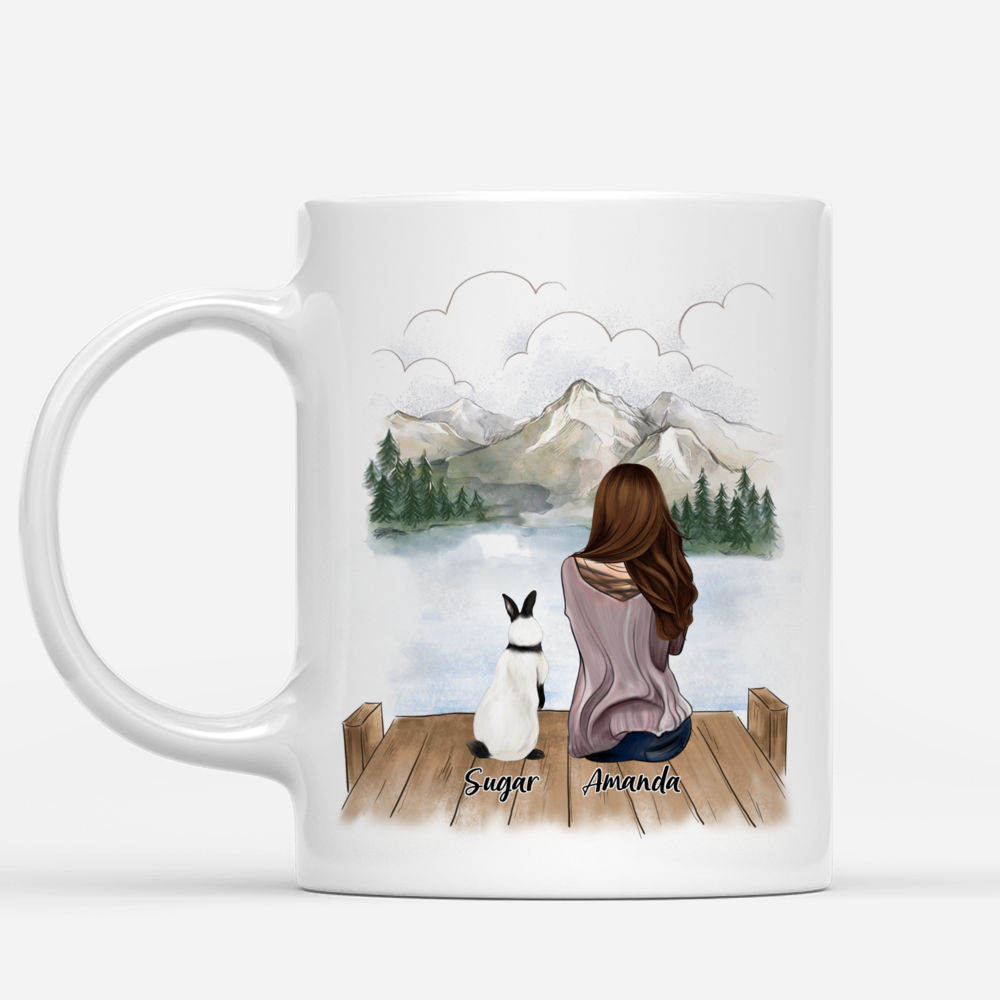 Personalized Rabbit  Mug - Rabbit Mom - Life Is Better With A Rabbit_1