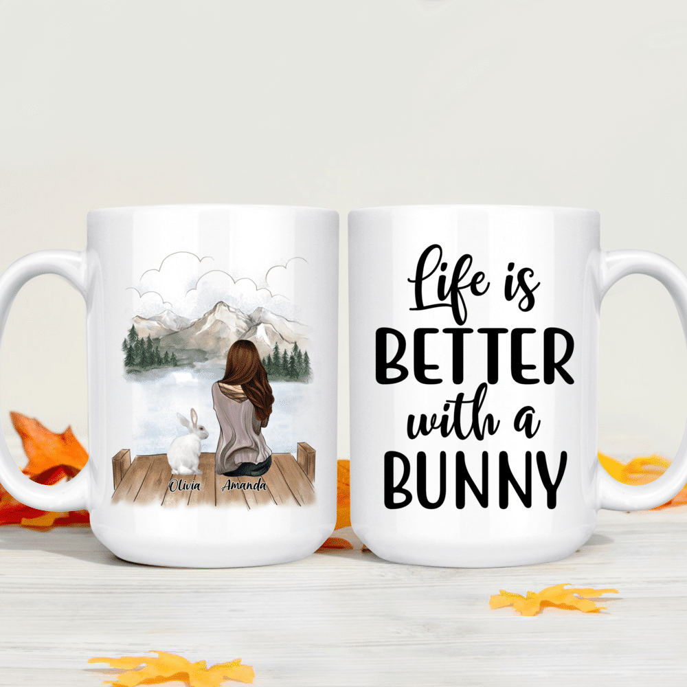 bunny Coffee Mug,Bunny Mug, Bunny Lover, Bunny Gifts, Bunny Mug Ceramic,  Rabbit Mug