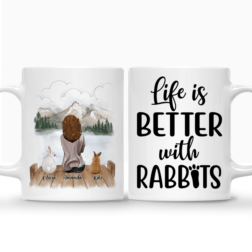 Personalized Rabbit  Mug - Life Is Better With A Rabbit._3