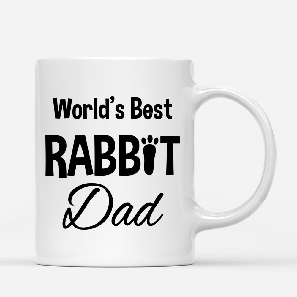 Topic - Personalized Mug -  Man  Rabbit - World's Best Rabbit Dad_2