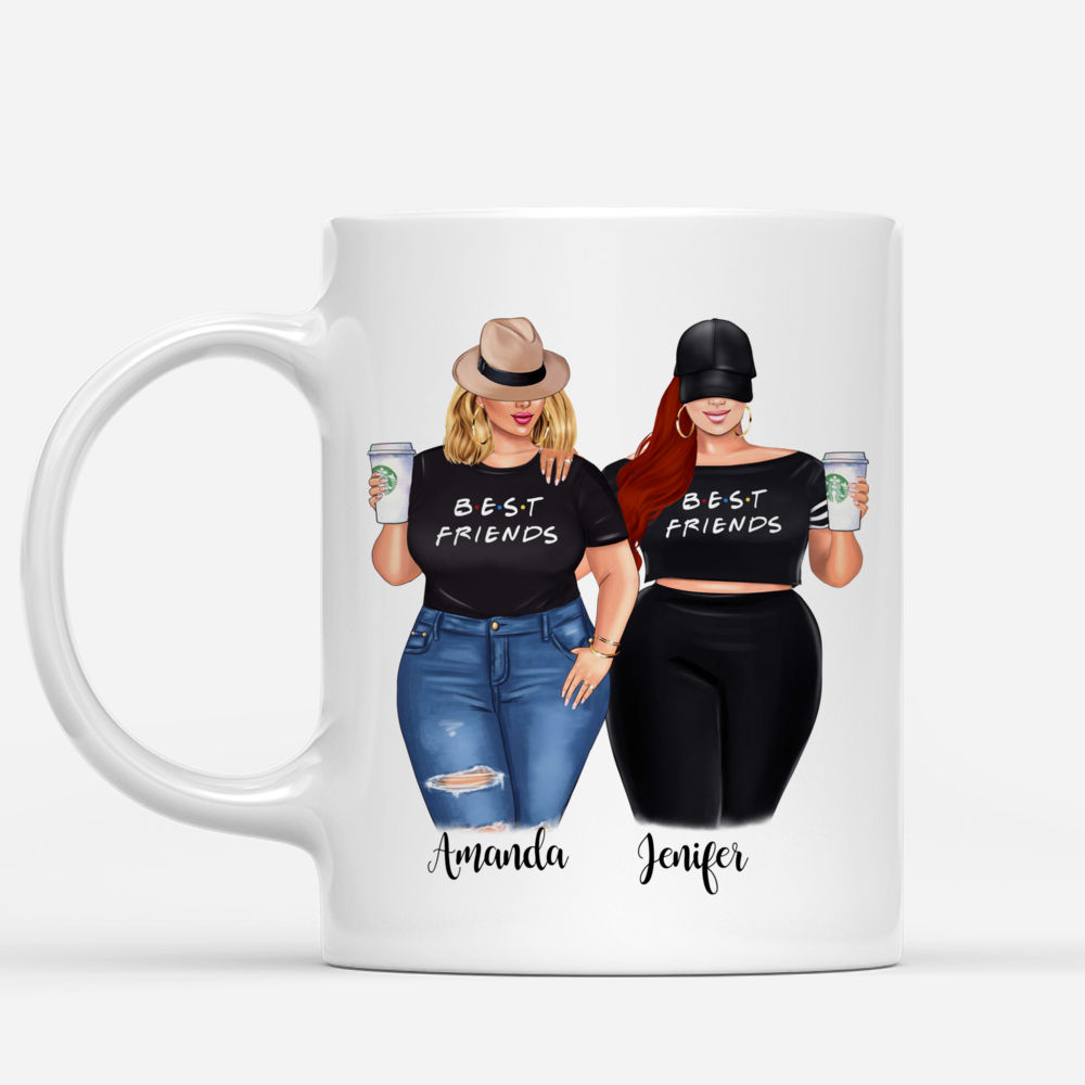 Topic - Personalized Mug - Curvy Girls - To my Best Friend , I may not be able to solve all of your problems, but i promise you wont have to face them alone. - Personalized Mug_1