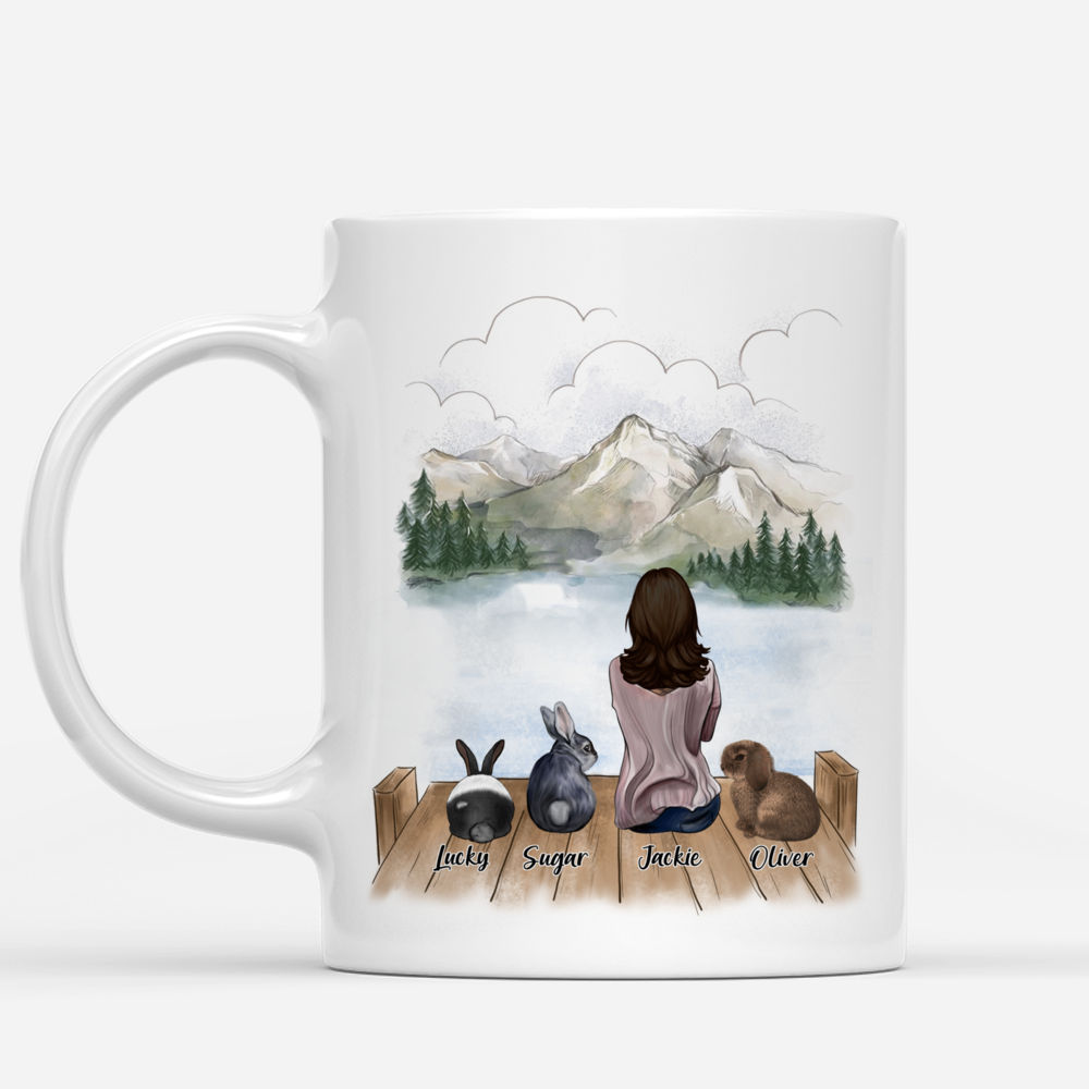 Personalized Mug - Rabbit Mom - Life Is Better With A Rabbit (More Rabbit Breeds) - Mother's Day Gift For Mom, Wife_1