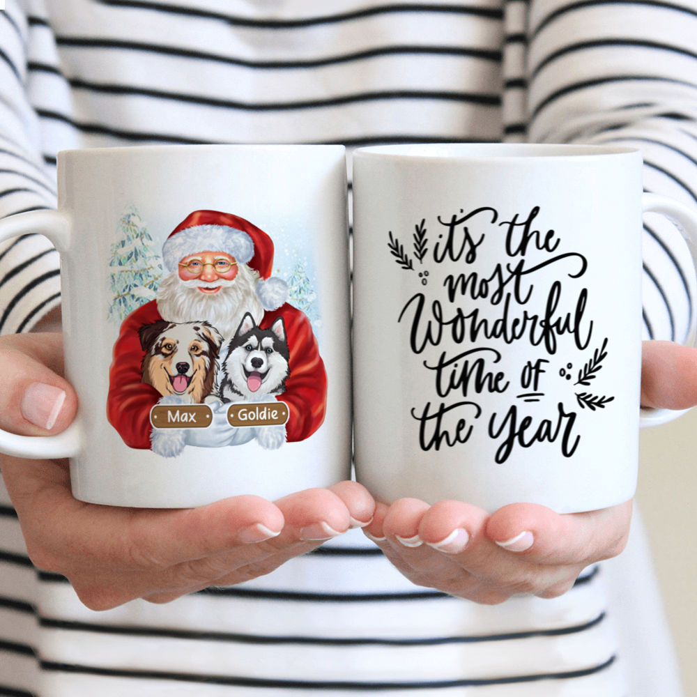 Christmas Dog Mug - It's the most Wonderful time of the Year (v2) - Mug