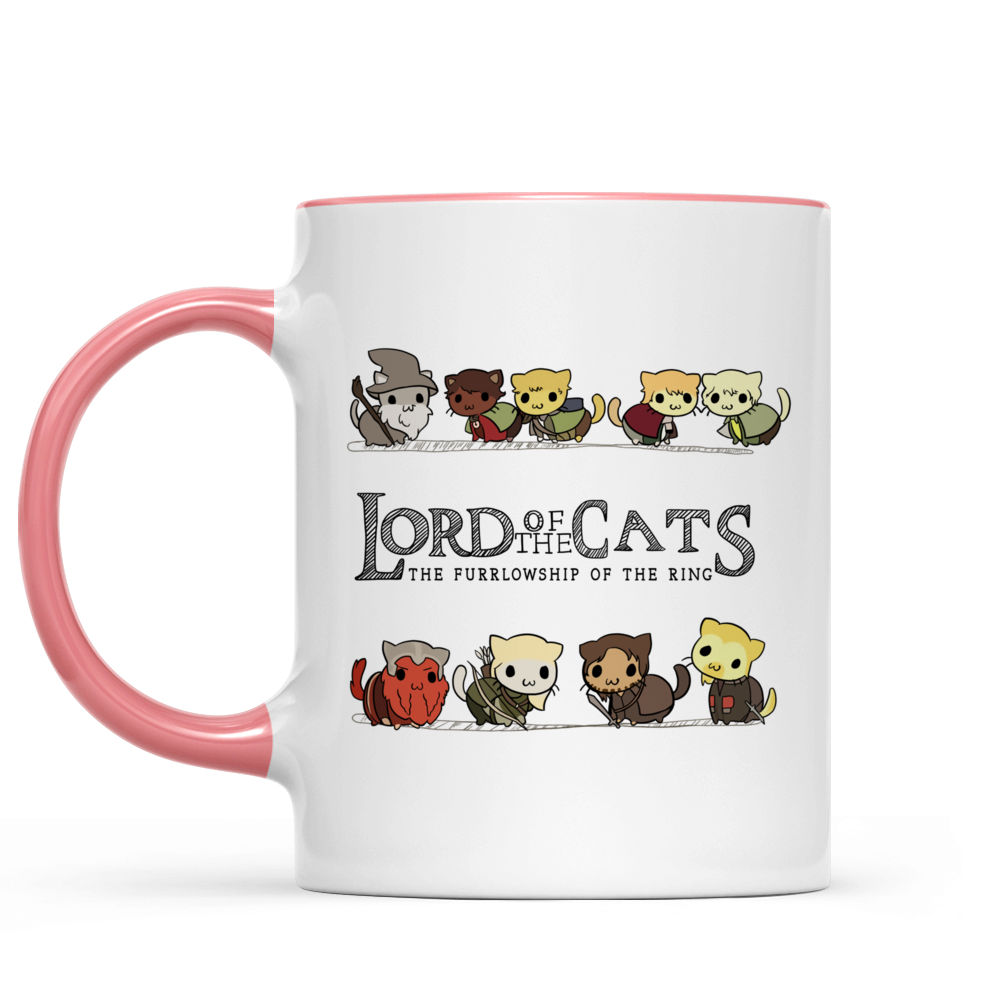 11 Ounce Tea Coffee Mug Lord Of The Cats The Furrlowship Of - Temu