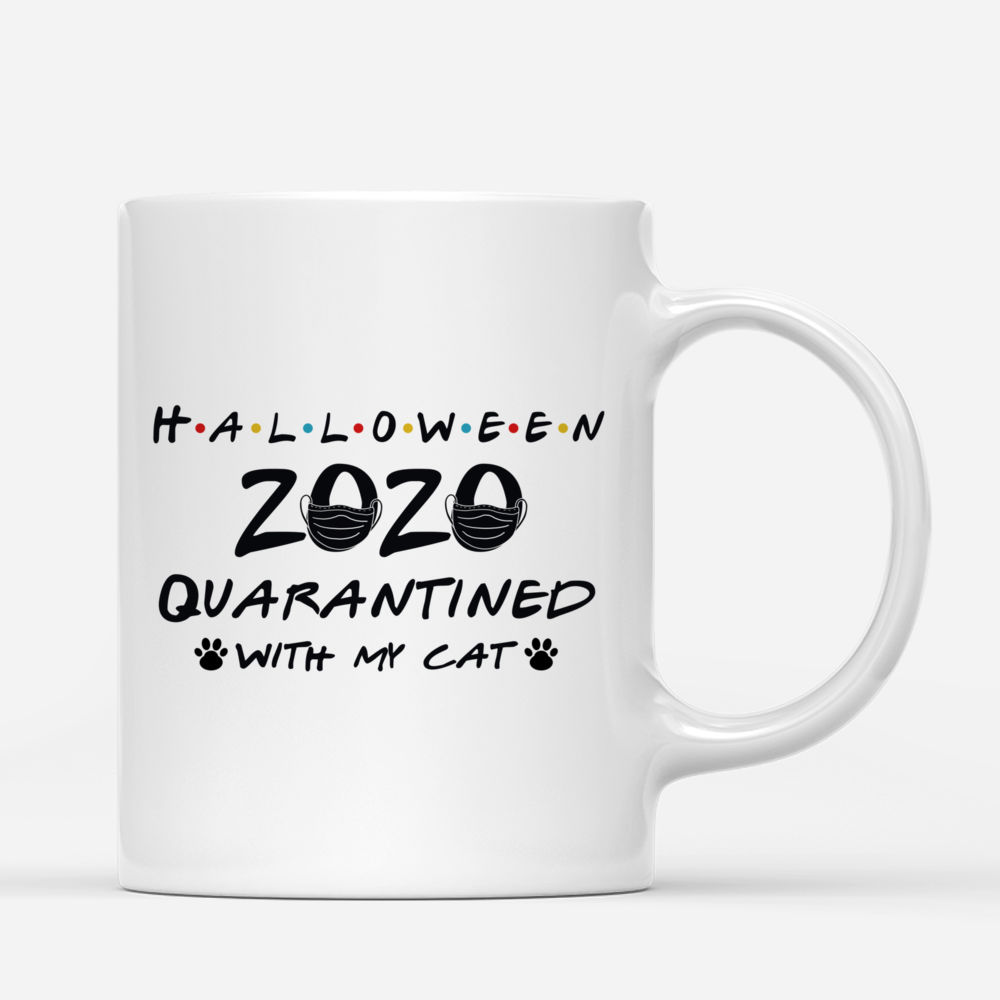 Personalized Mug - Halloween Mug - Halloween 2020 Quarantined with my cat_2