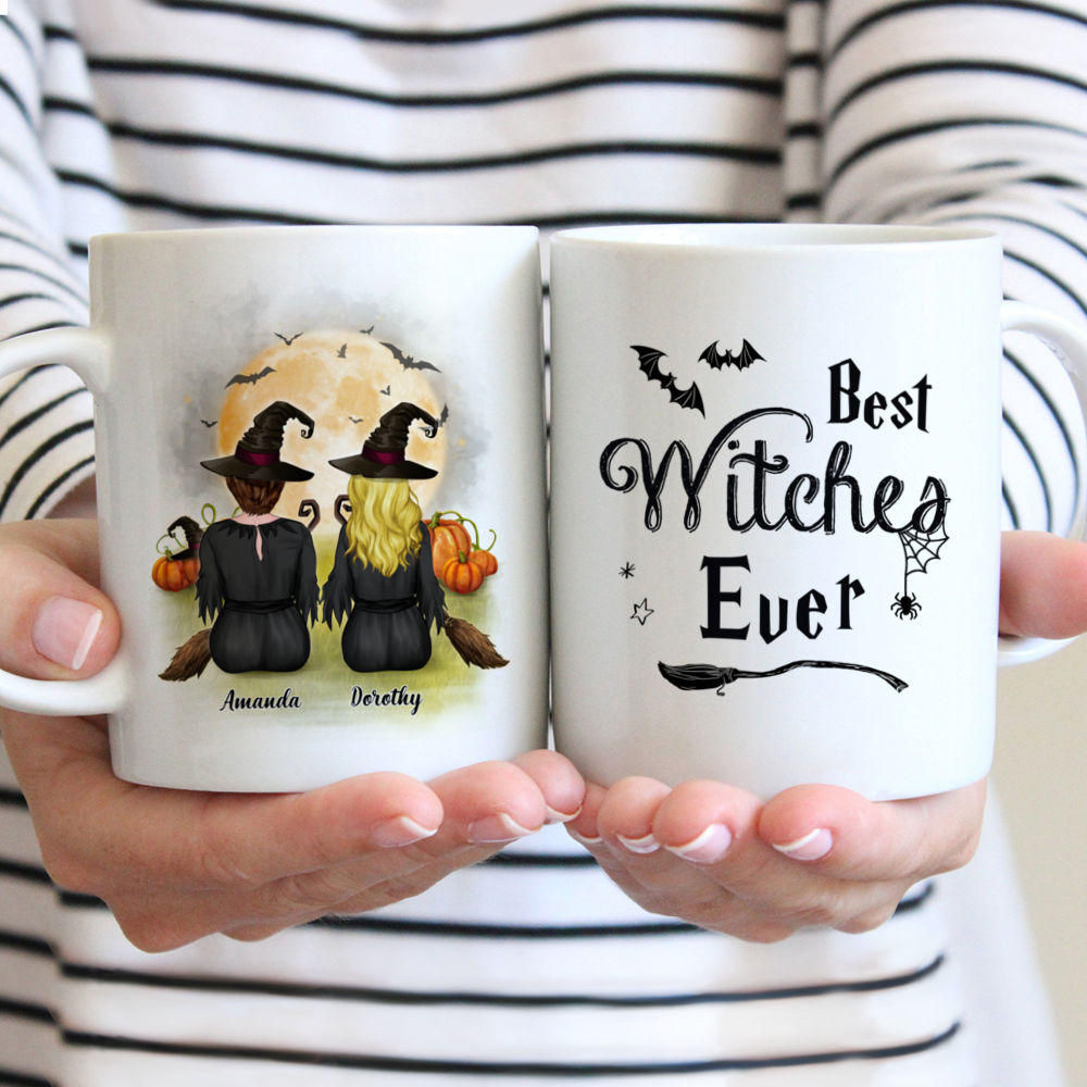 Personalized Mug - Halloween Witches Mug - Best Witches Ever (added body size)