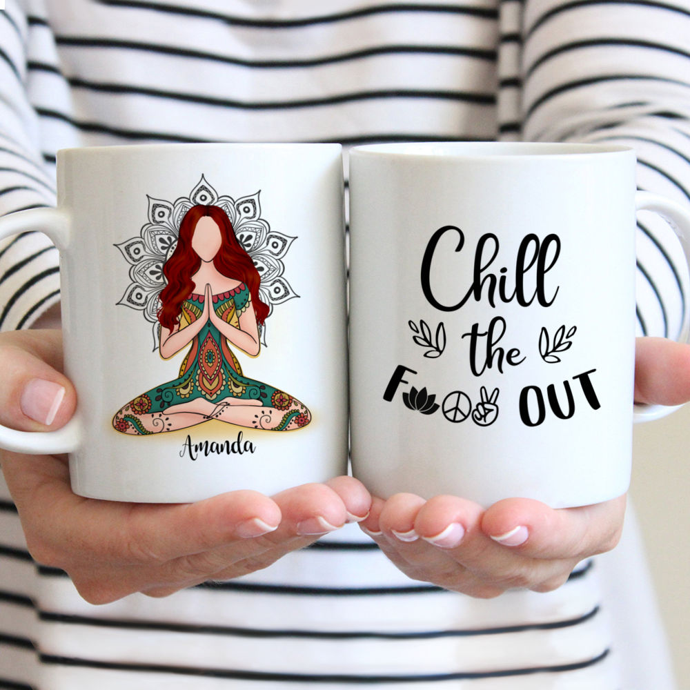 Personalized Mug - Yoga Mug - Chill Out