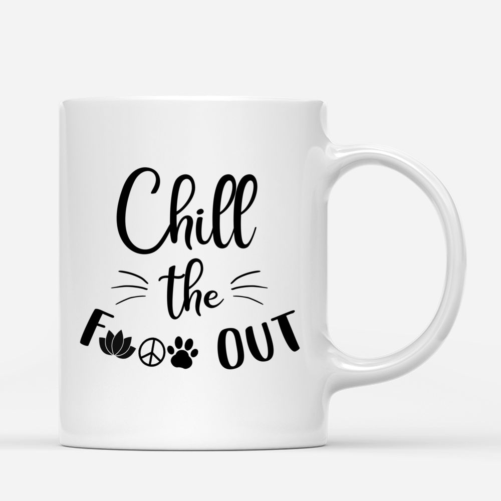 Personalized Mug - Yoga Cat Mug - Chill Out_2